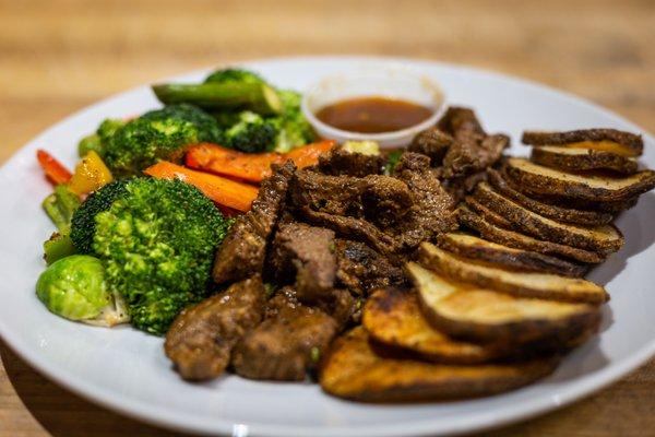 Cajun Spiced Steak.