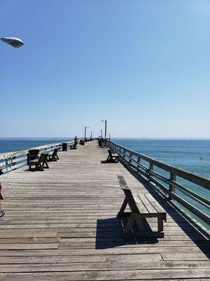 A shot of the pier