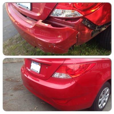 This is what my car looked like before and after.