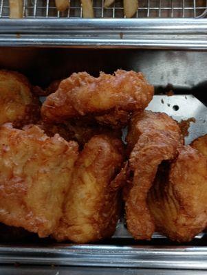 Hand cut, hand battered, Cod served every Friday from 11 a.m. to 6:30 p.m.