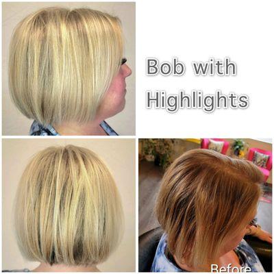 Classic Bob with highlights