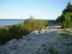 shore line at the Headlands