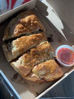 Steak and Cheese Calzone