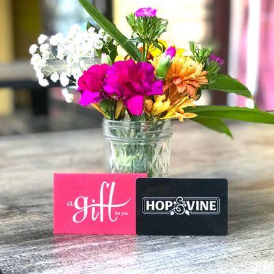 H&V Gift Cards Available. Perfect for the wine or beer lover in your life.