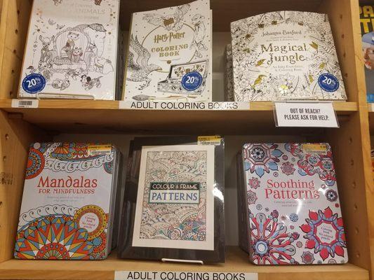 Adult coloring books