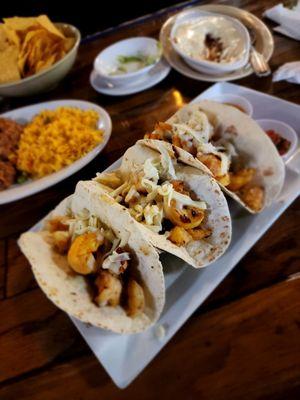 Grilled Shrimp Tacos. Delicious!