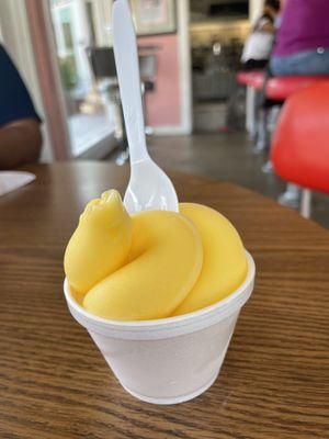 Dole Pineapple Whip. Hits the spot on a hot summer day!