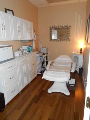 our skin care and hair removal room