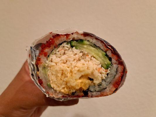 Sumo Crunch sushi burrito from Sushirrito