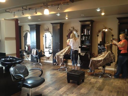 Clean, professional and relaxing salon.