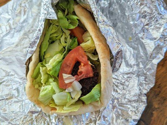 Falafel Pita Wrap | Instagram: @telephonesmoothie