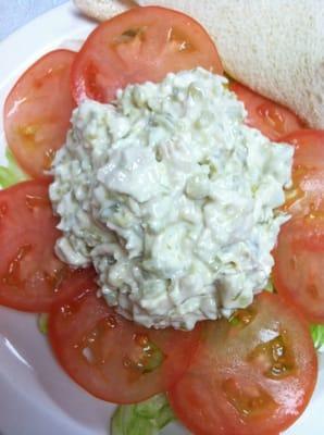 Chicken salad plate