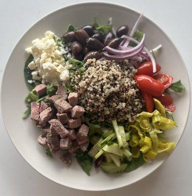 Greek Grain Bowl* | with Steak