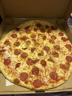 Pepperoni pizza