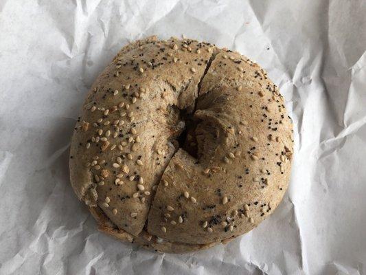 Whole wheat everything bagel