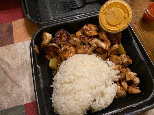 8. Hibachi Chicken and Shrimp