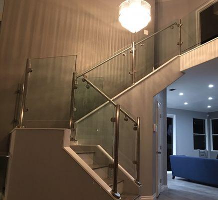 1/2" Tempered Glass STAIRCASE