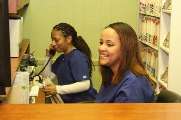 Warm and welcoming staff in Dr. Tewari's Bronx dental office