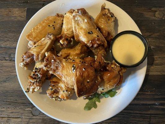 Honey sesame wings