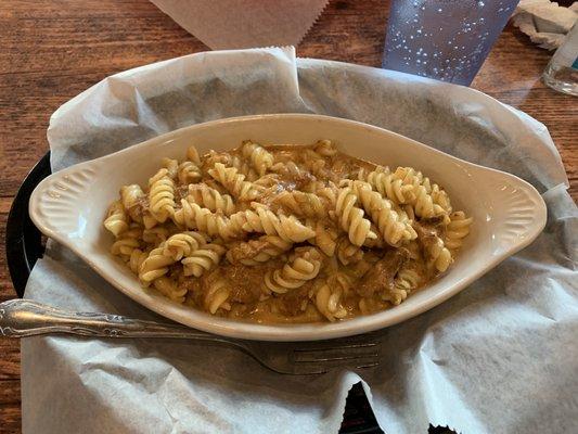 Large Cajun Queso Mac.