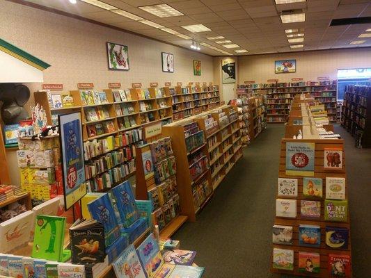 Jr readerz section is pretty complete despite being a small format B&N.