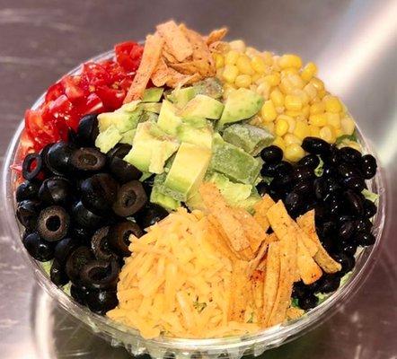 Cilantro-lime taco salad!