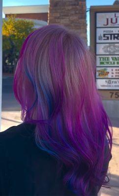 Mermaid hair color by Kayla