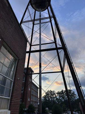 Old water tower outside