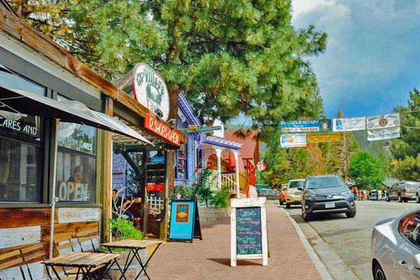 Fabulous downtown Idyllwild has many shops and sights to enjoy