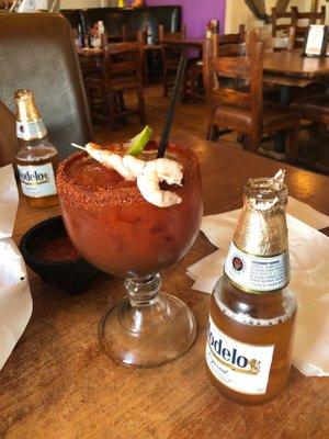 Clamato Prepared with Modelo.