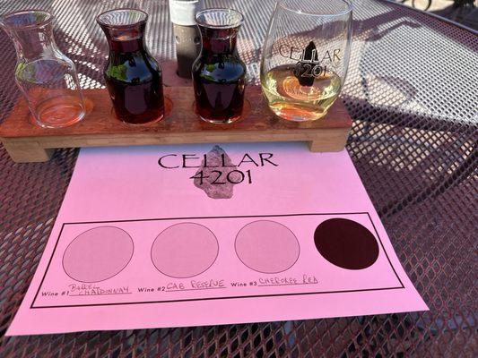 Wine flight