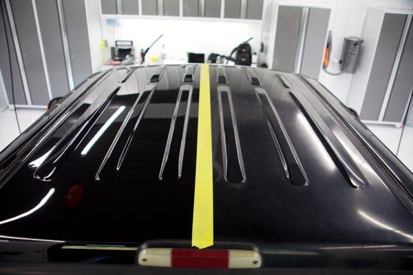 This is an example of a paint correction job that we did for a truck that really needed it.