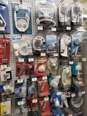 Shower heads and handheld sprayers