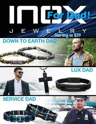 INOX Jewelry, an American brand of high quality stainless steel and alternative metal jewelry. There are over 2,000 different jewelry design