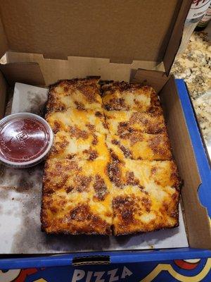 Triple cheese bread