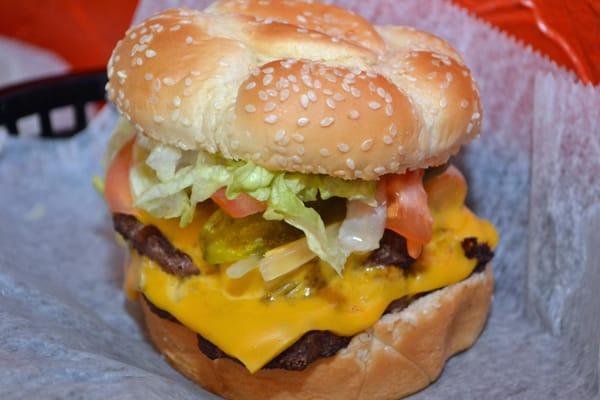 Delicious Double Cheeseburger