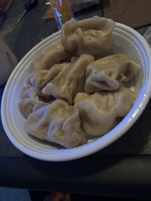 Steamed dumplings