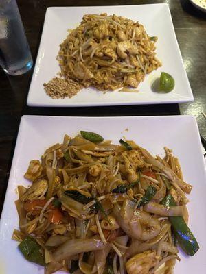 Pad Thai, Chicken Drunken Noodle