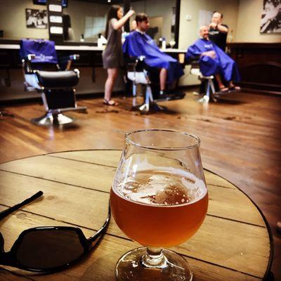 Best place for a fresh cut and have a beer while you wait.