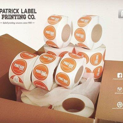 Contact us now for your label printing needs!  www.patricklabel.com