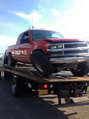 Tire barely on? No problem, we tow that too.