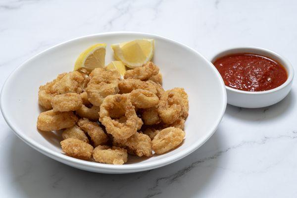 Calamari appetizer.