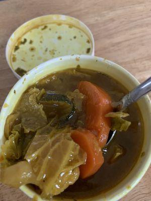 Curry vegetable soup