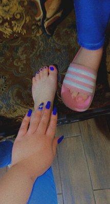 Blue set/ pedis