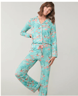 Spartina Flamingo Pattern Pajama Set