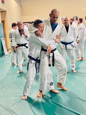 Drilling with Ryron Gracie