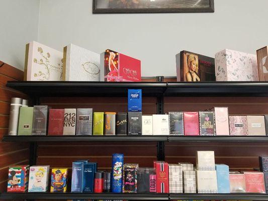 Many perfume lines and very good pricing