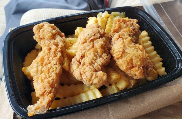 Really small tenders. This is a regular not the kids. I'd hate to see the kids tenders.