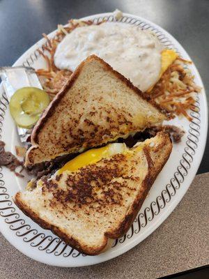 Texas cheese steak