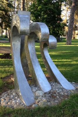 Harold Balazs & Allen Dodge artwork near the NIC Childrens Center